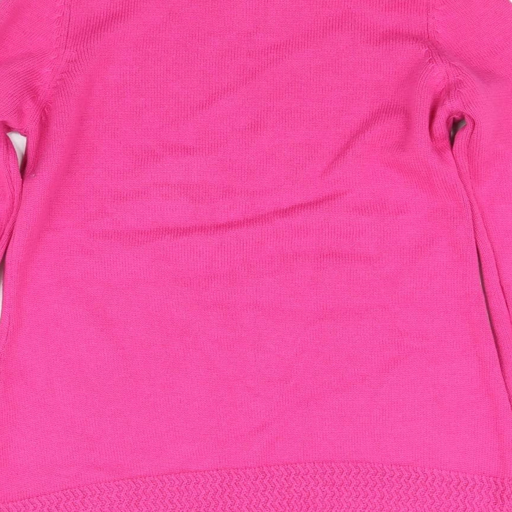 Love knitwear Womens Pink   Pullover Sweatshirt Size 8