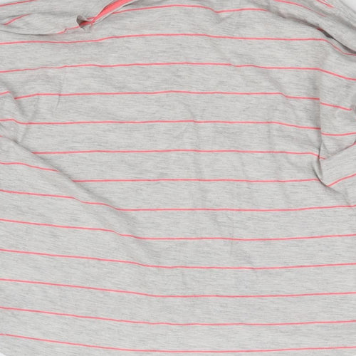H&M Girls Grey Striped  Basic T-Shirt Size 10-11 Years