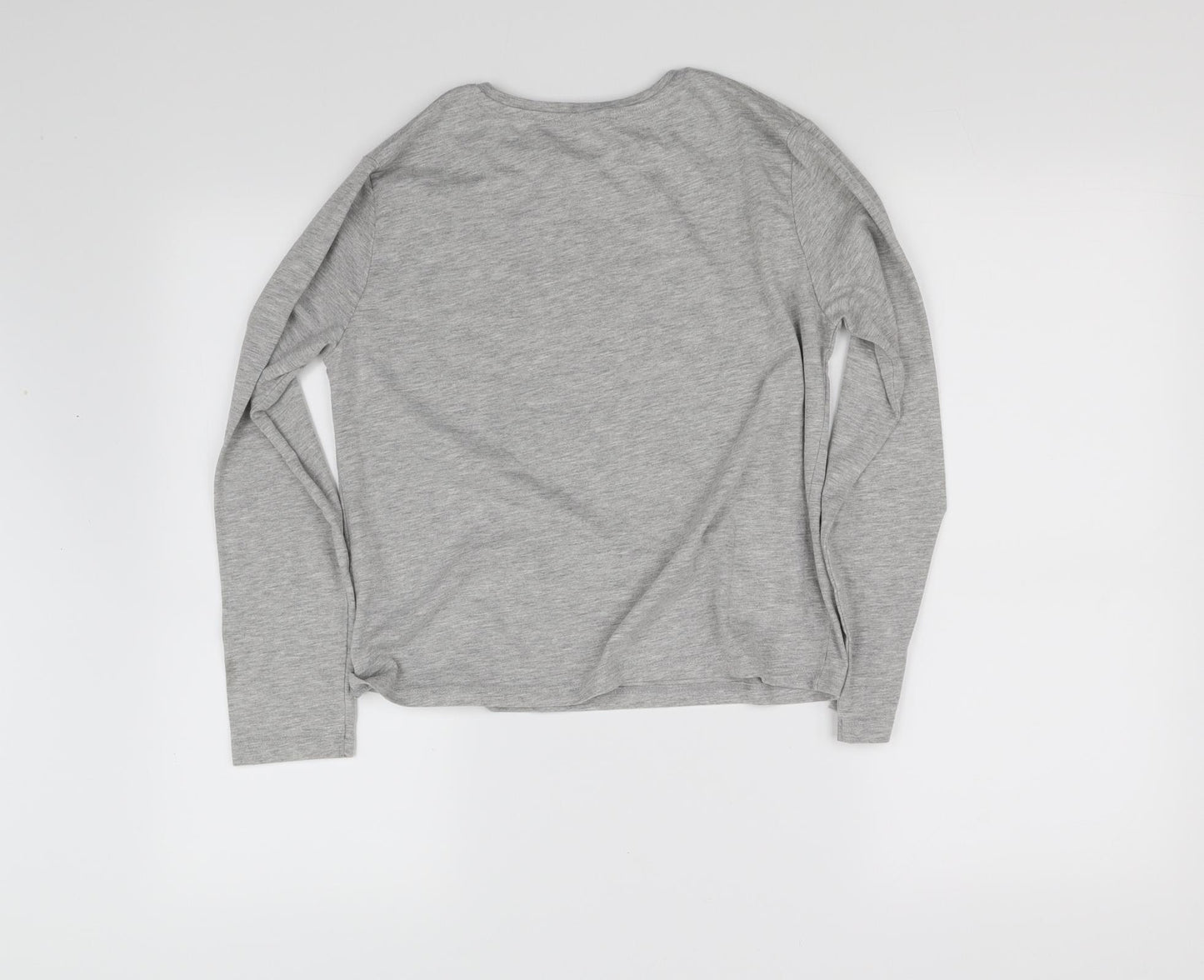 Very Girls Grey   Basic T-Shirt Size 12 Years