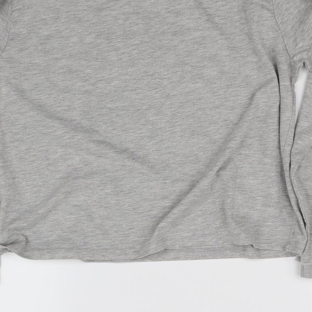 Very Girls Grey   Basic T-Shirt Size 12 Years