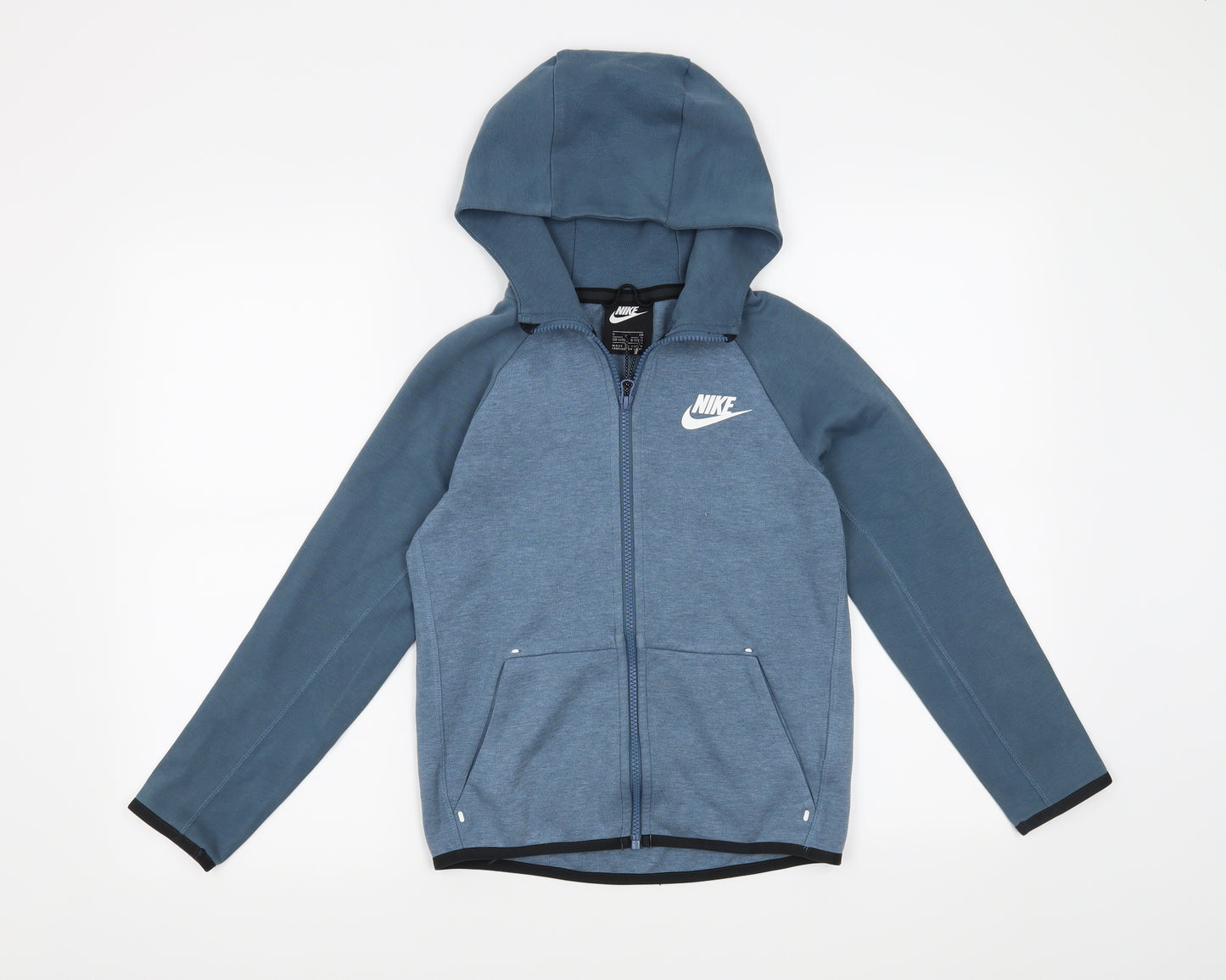 Nike Boys Blue   Full Zip Hoodie Size 8-9 Years