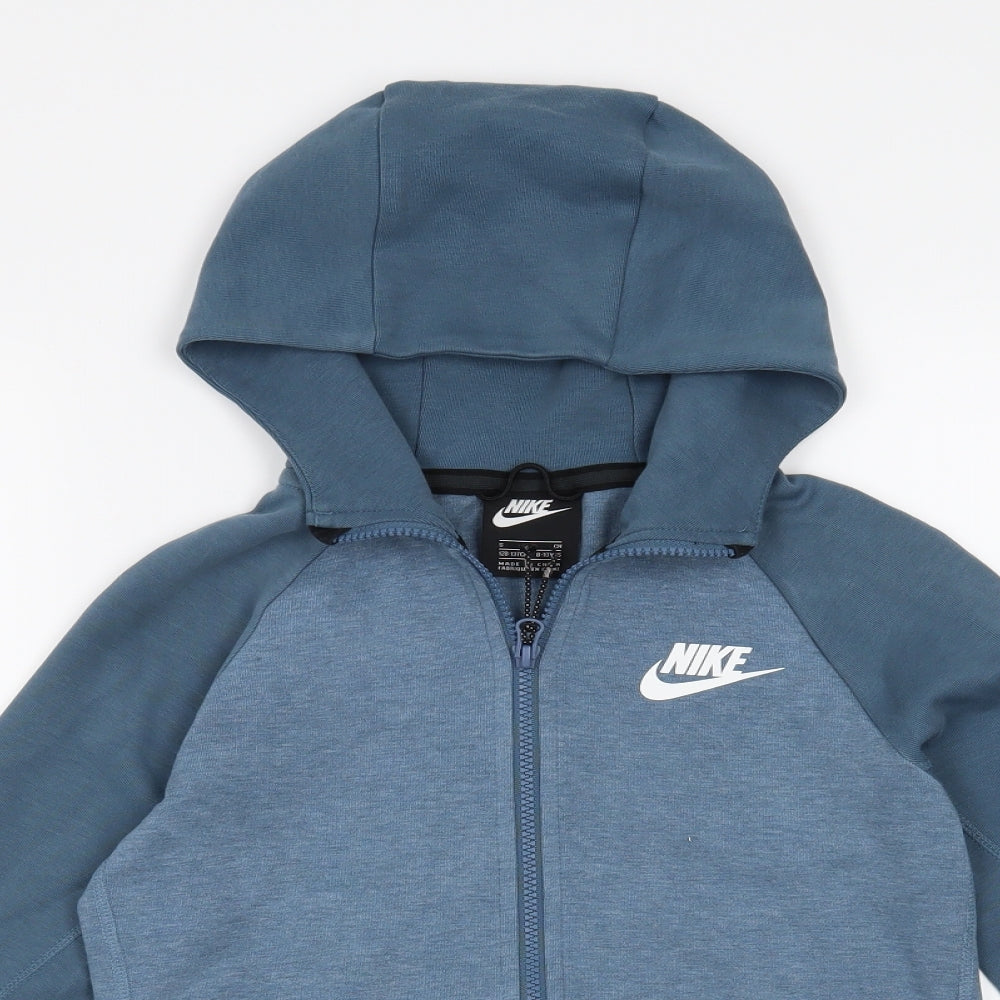 Nike Boys Blue   Full Zip Hoodie Size 8-9 Years