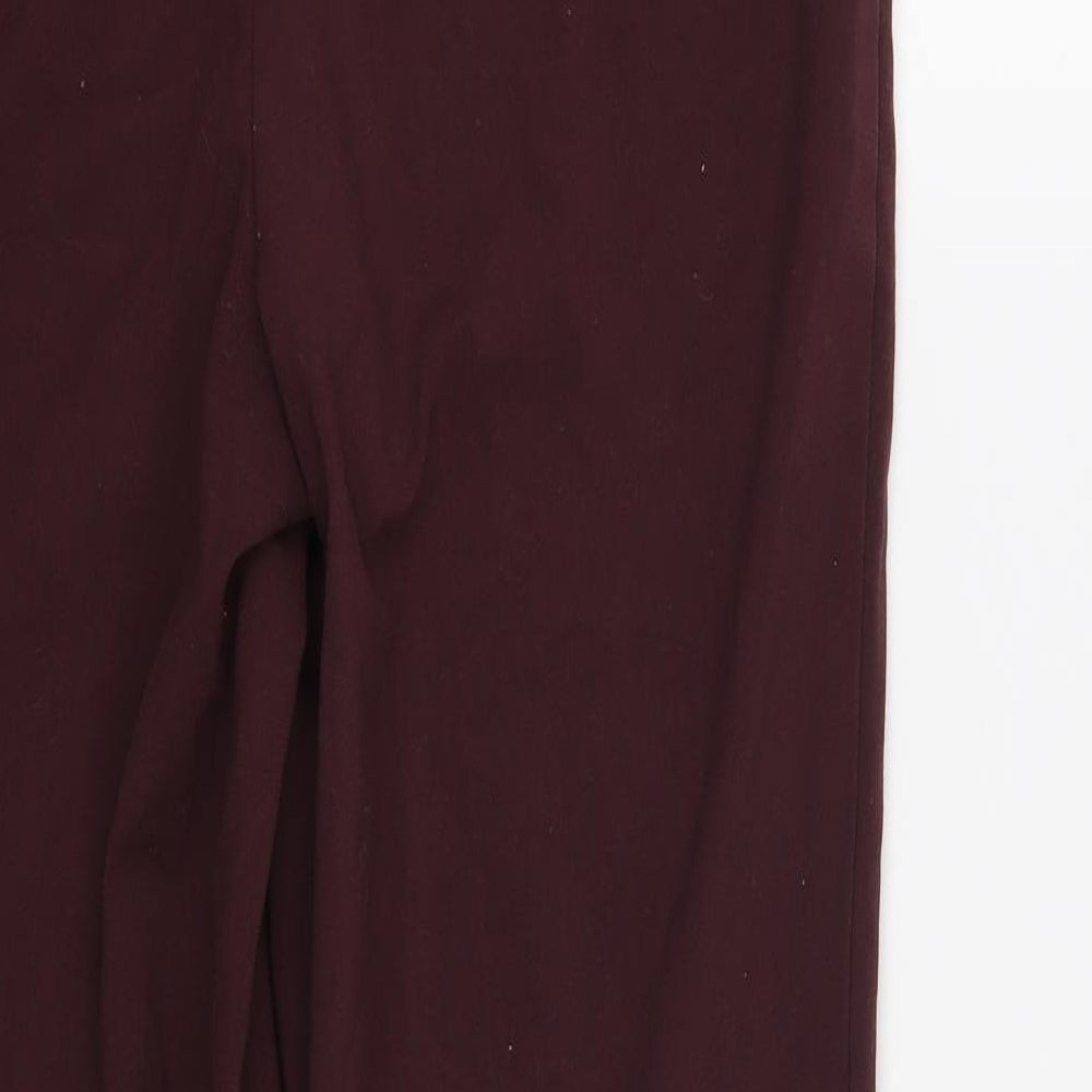 Marks and Spencer Womens Red   Trousers  Size 12 L30 in