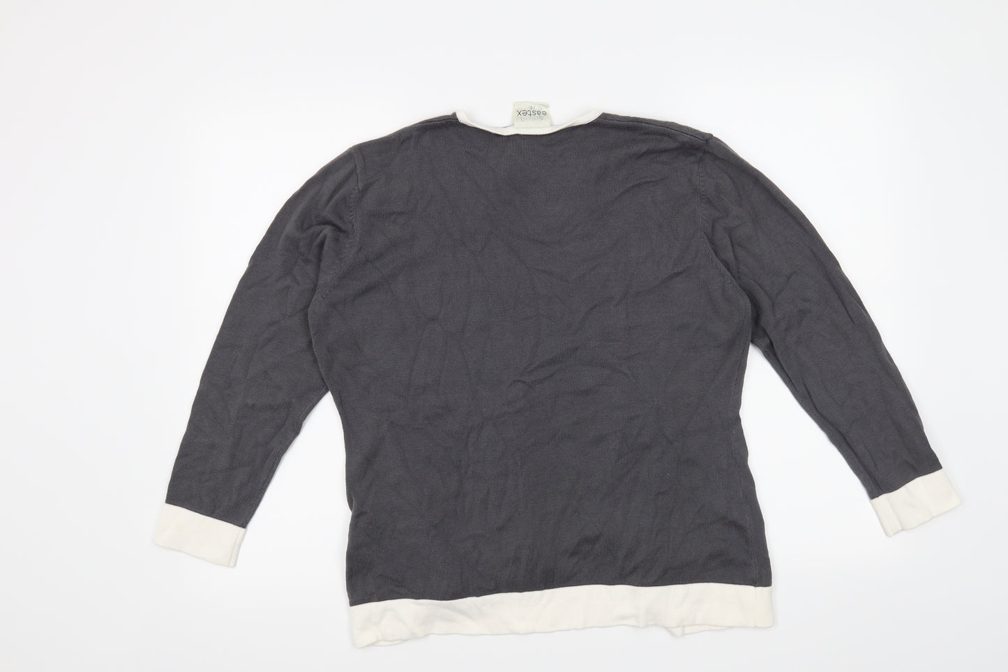 Eastex Womens Grey   Cardigan Jumper Size 12