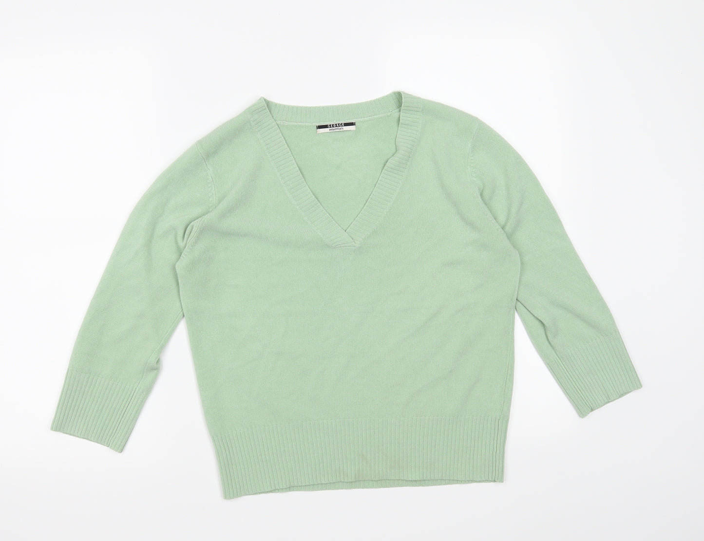 George Womens Green   Pullover Jumper Size 12