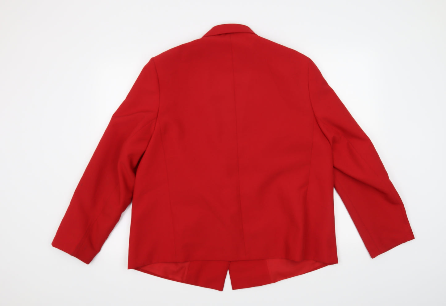 St Michael Womens Red   Jacket Blazer Size 20