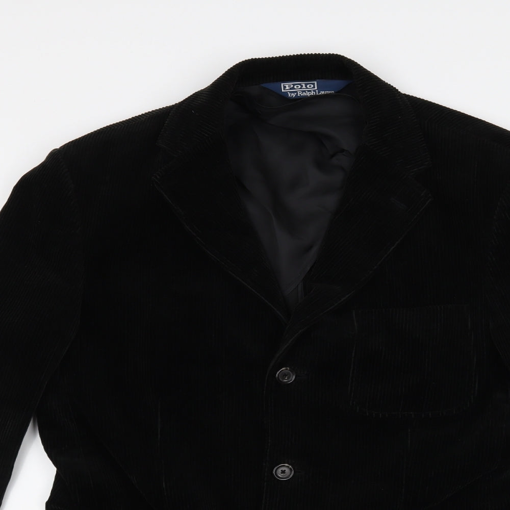 Polo Ralph Lauren Mens Black   Jacket Blazer Size M