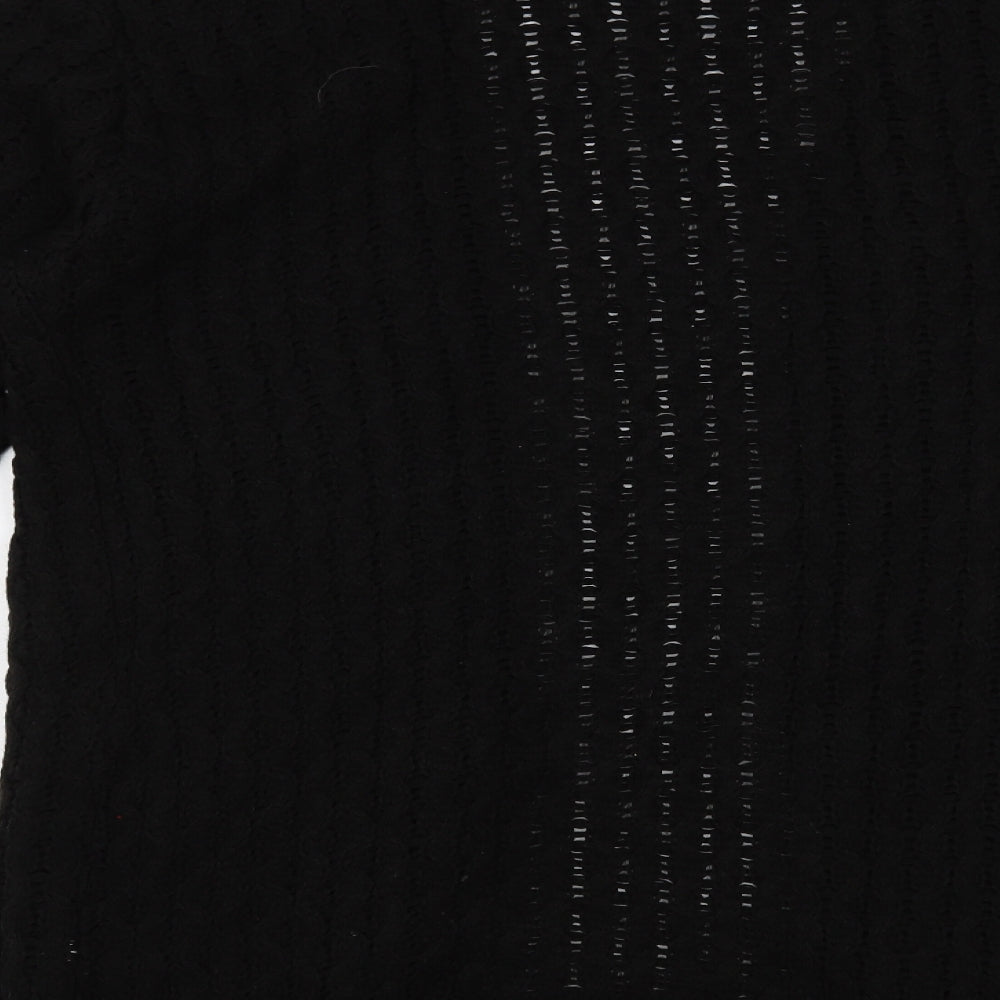 Preworn Womens Black   Cardigan Jumper Size L