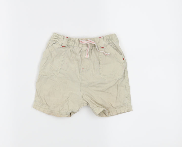 M&Co Boys Beige   Cargo Trousers Size 18-24 Months