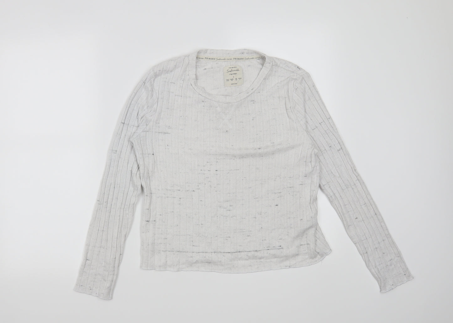 Primark Womens Grey   Pullover Jumper Size 10