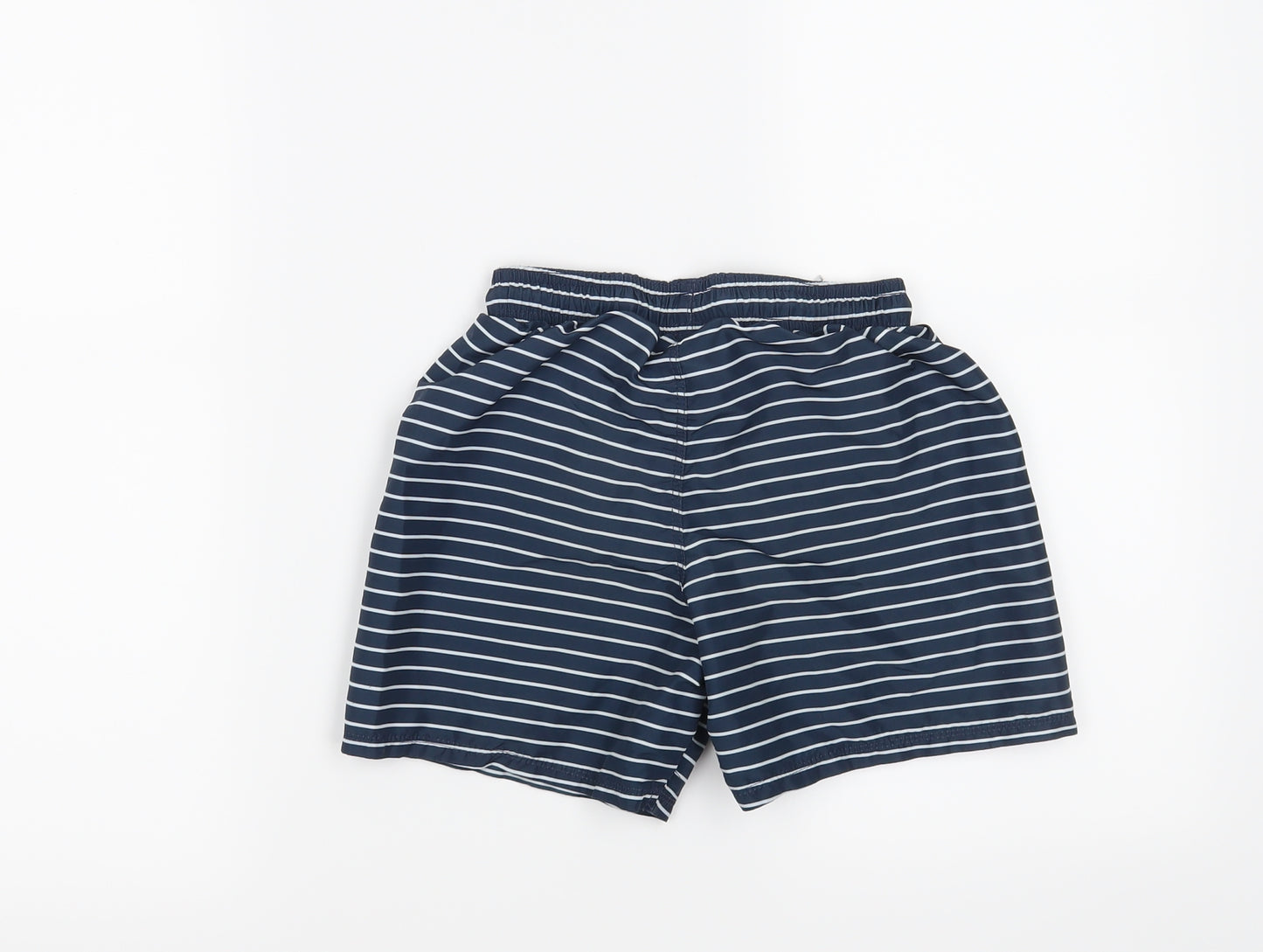 H&M Boys Blue Striped  Bermuda Shorts Size 7-8 Years