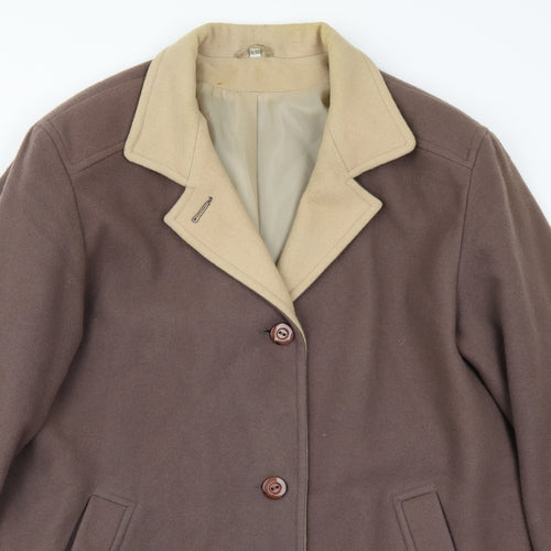 Essentials Womens Brown   Jacket Coat Size 18