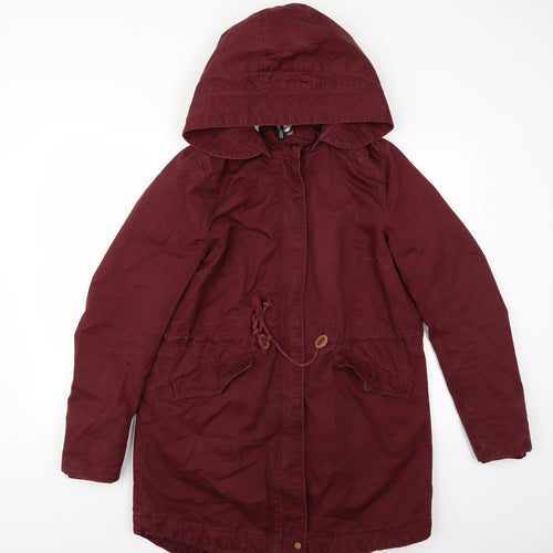 H&M Womens Purple   Jacket Coat Size 8