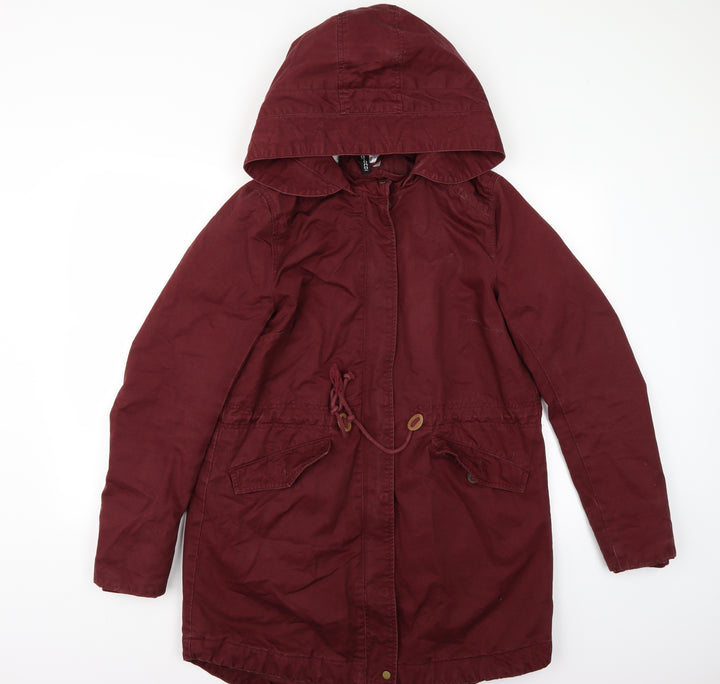H&M Womens Purple Jacket Coat Size 8