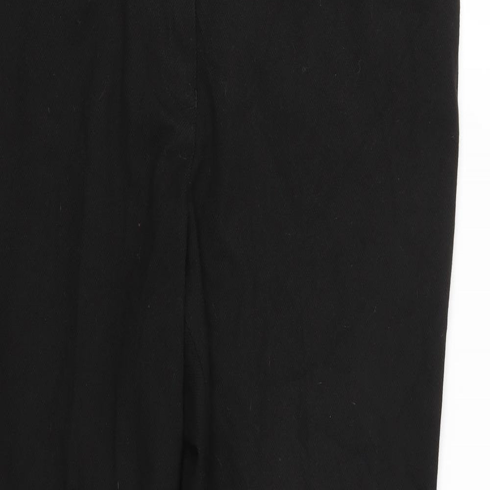 NEXT Womens Black   Chino Trousers Size 14 L27 in