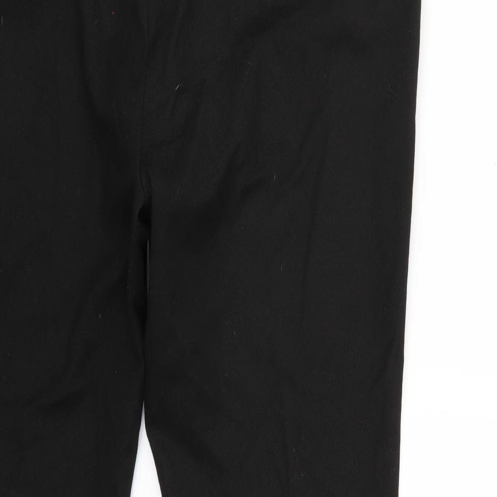 NEXT Womens Black   Chino Trousers Size 14 L27 in