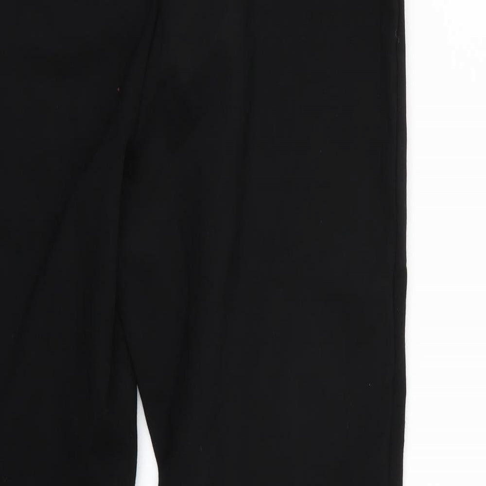 Papaya Womens Black   Cropped Trousers Size 16 L26 in