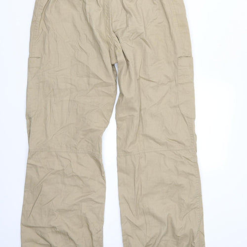 Full Circle Womens Beige   Cargo Trousers Size 8 L30 in