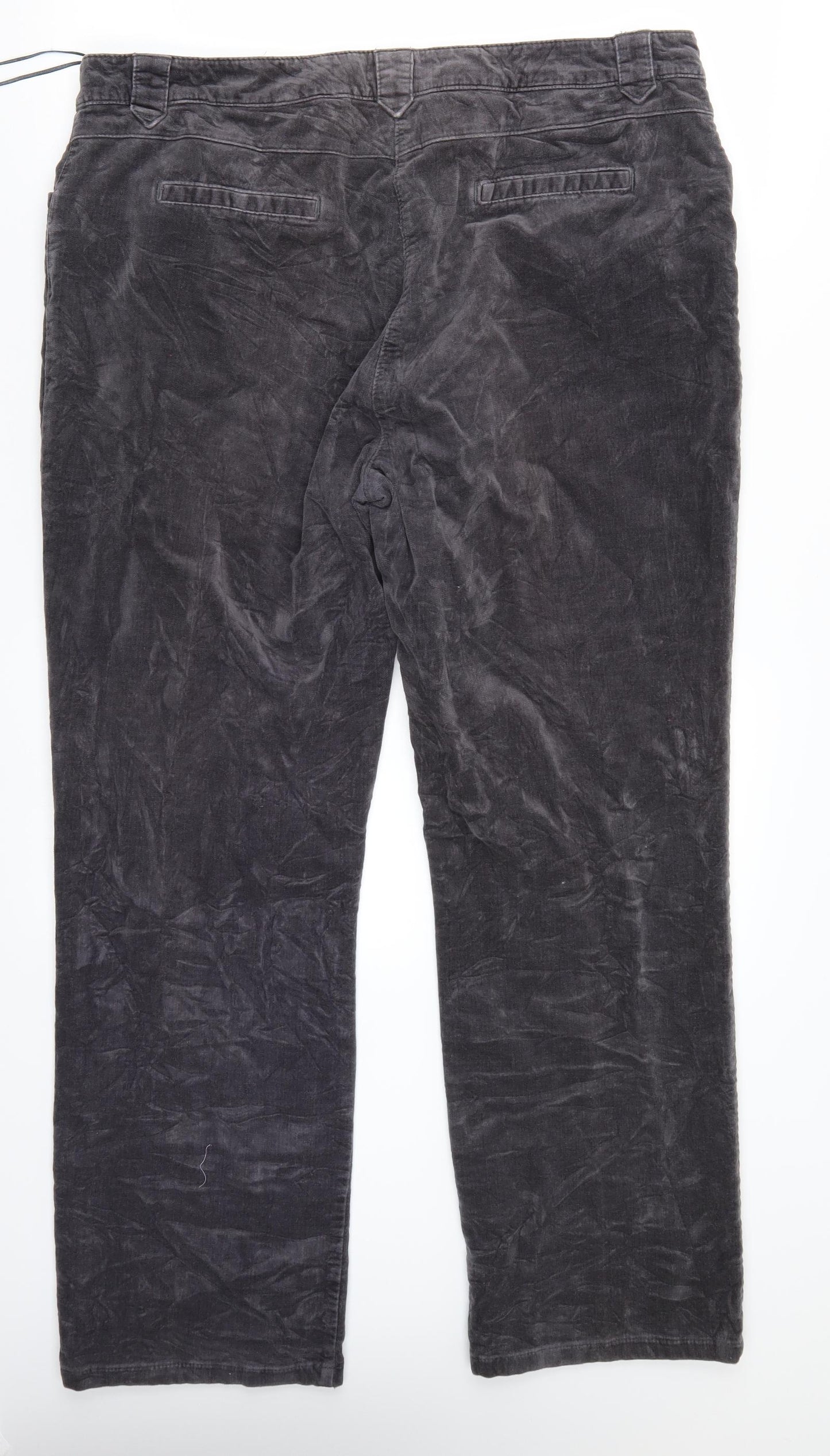 Marks and Spencer Womens Grey   Straight Jeans Size 18 L28 in