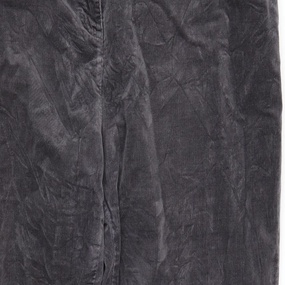 Marks and Spencer Womens Grey   Straight Jeans Size 18 L28 in