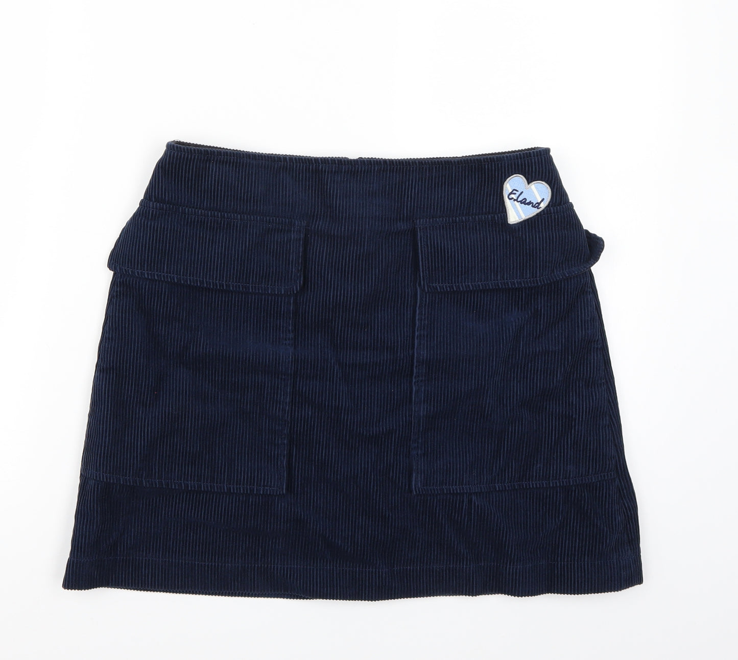 E.land Womens Blue   A-Line Skirt Size 30