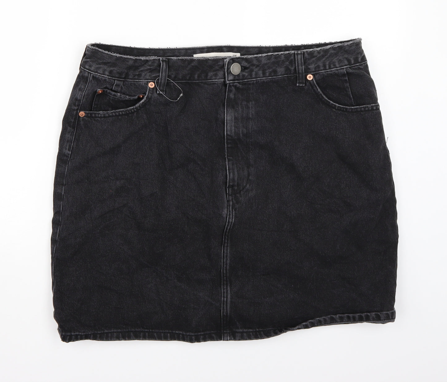 ASOS Womens Black   A-Line Skirt Size 18