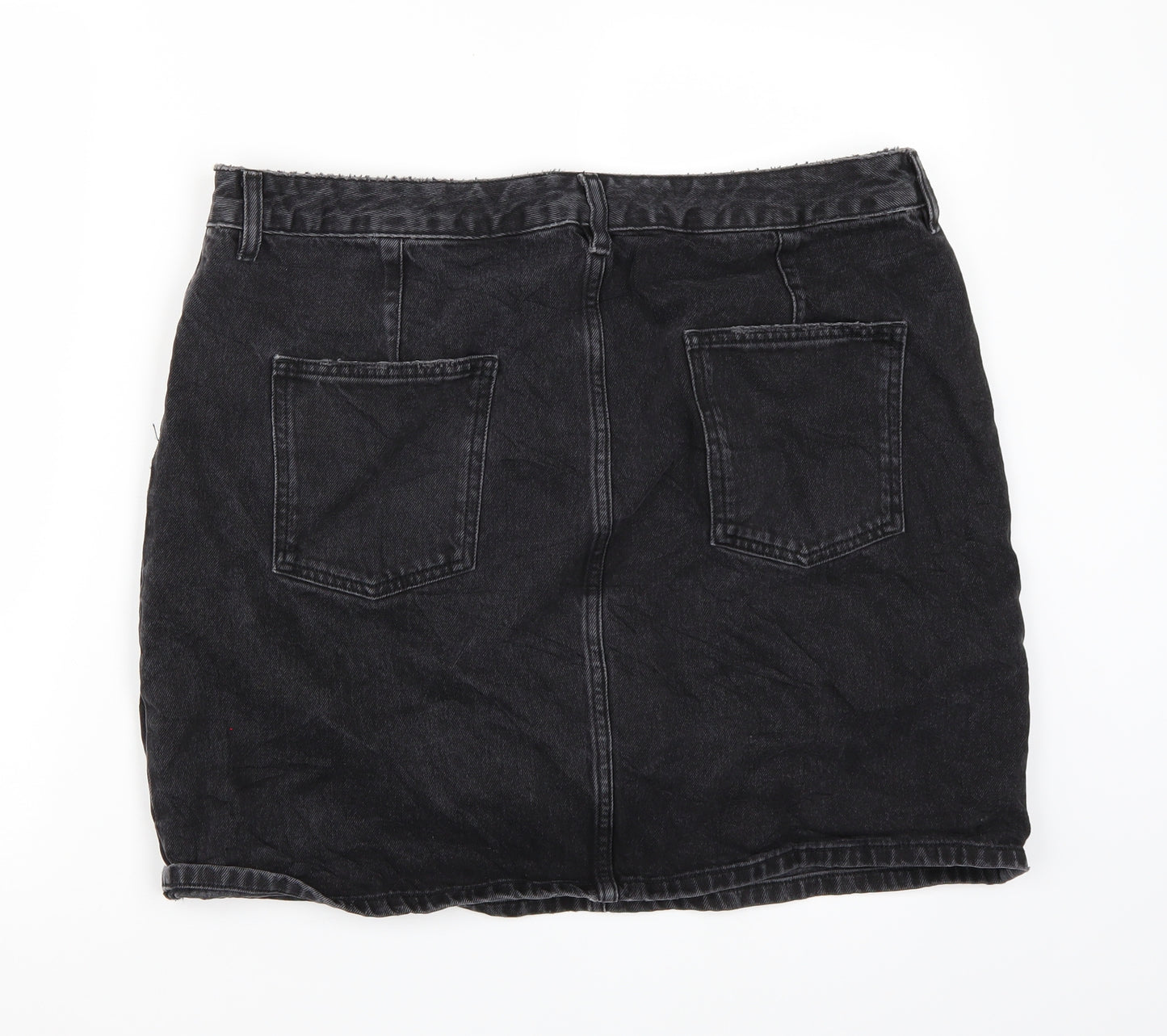 ASOS Womens Black   A-Line Skirt Size 18