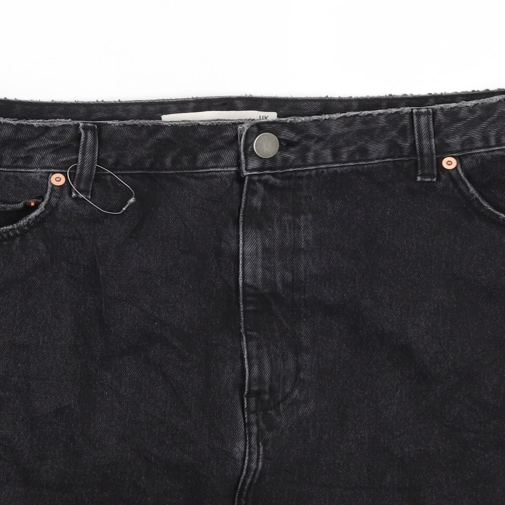 ASOS Womens Black   A-Line Skirt Size 18