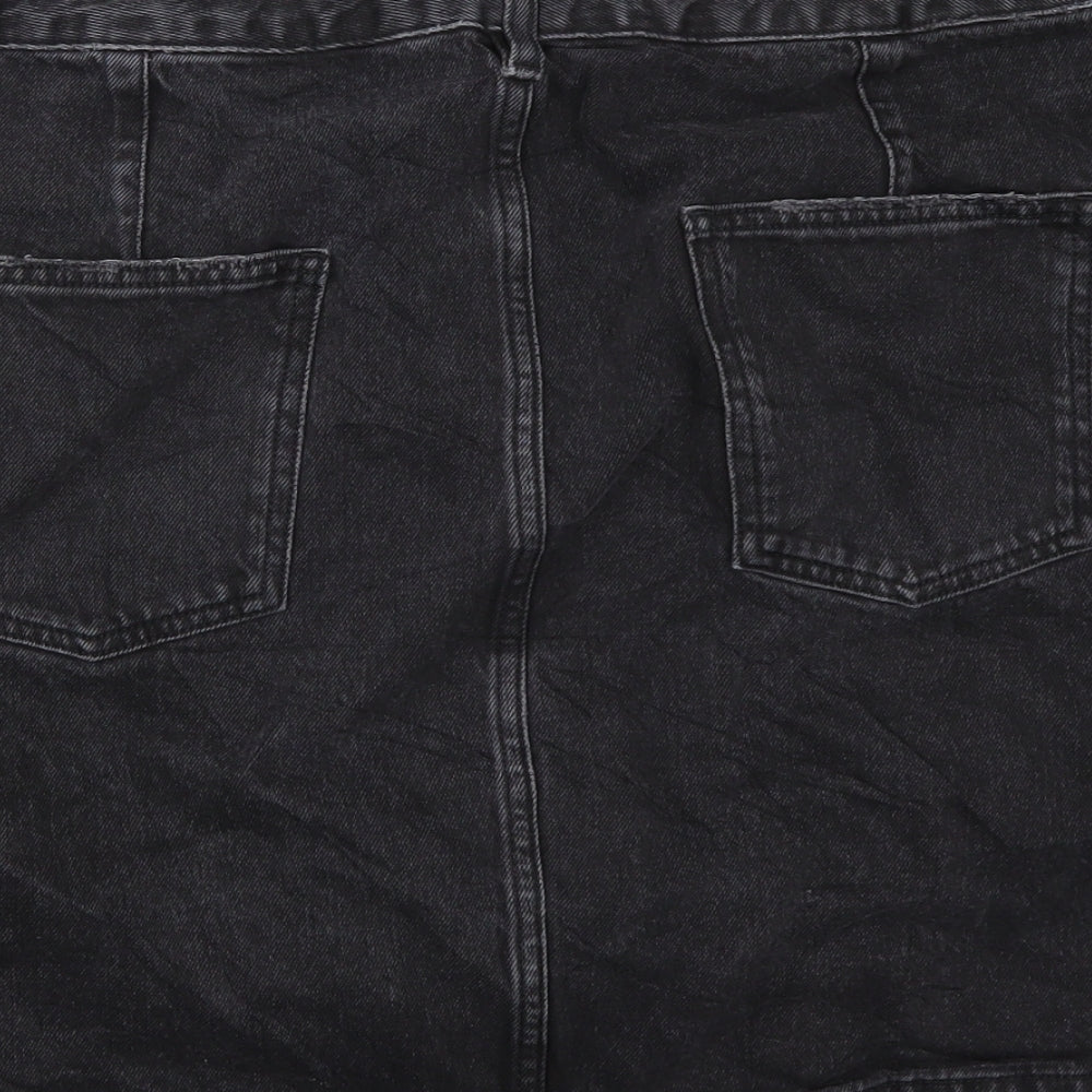 ASOS Womens Black   A-Line Skirt Size 18