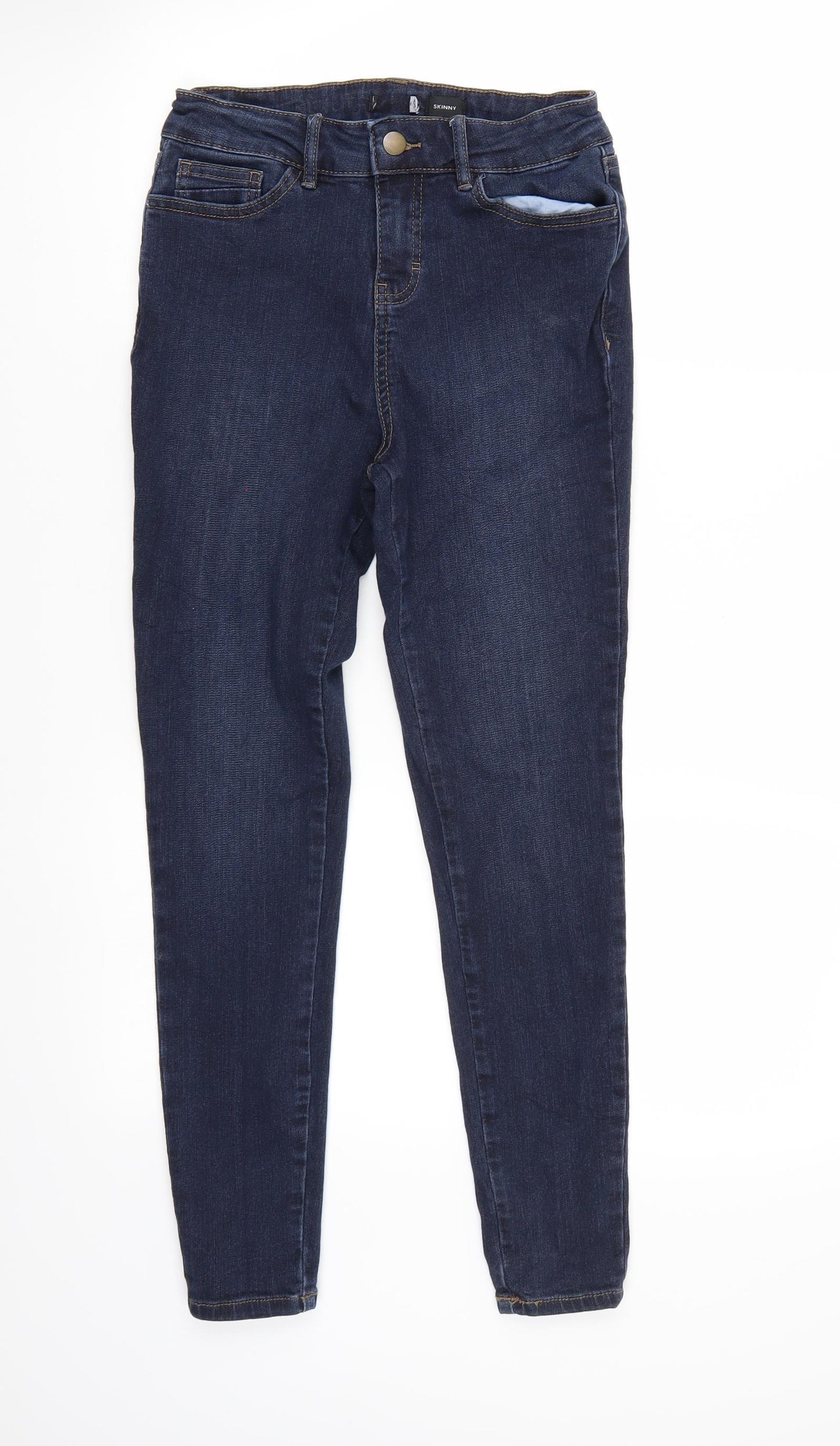 Preworn Womens Blue   Cropped Jeans Size 10 L25 in