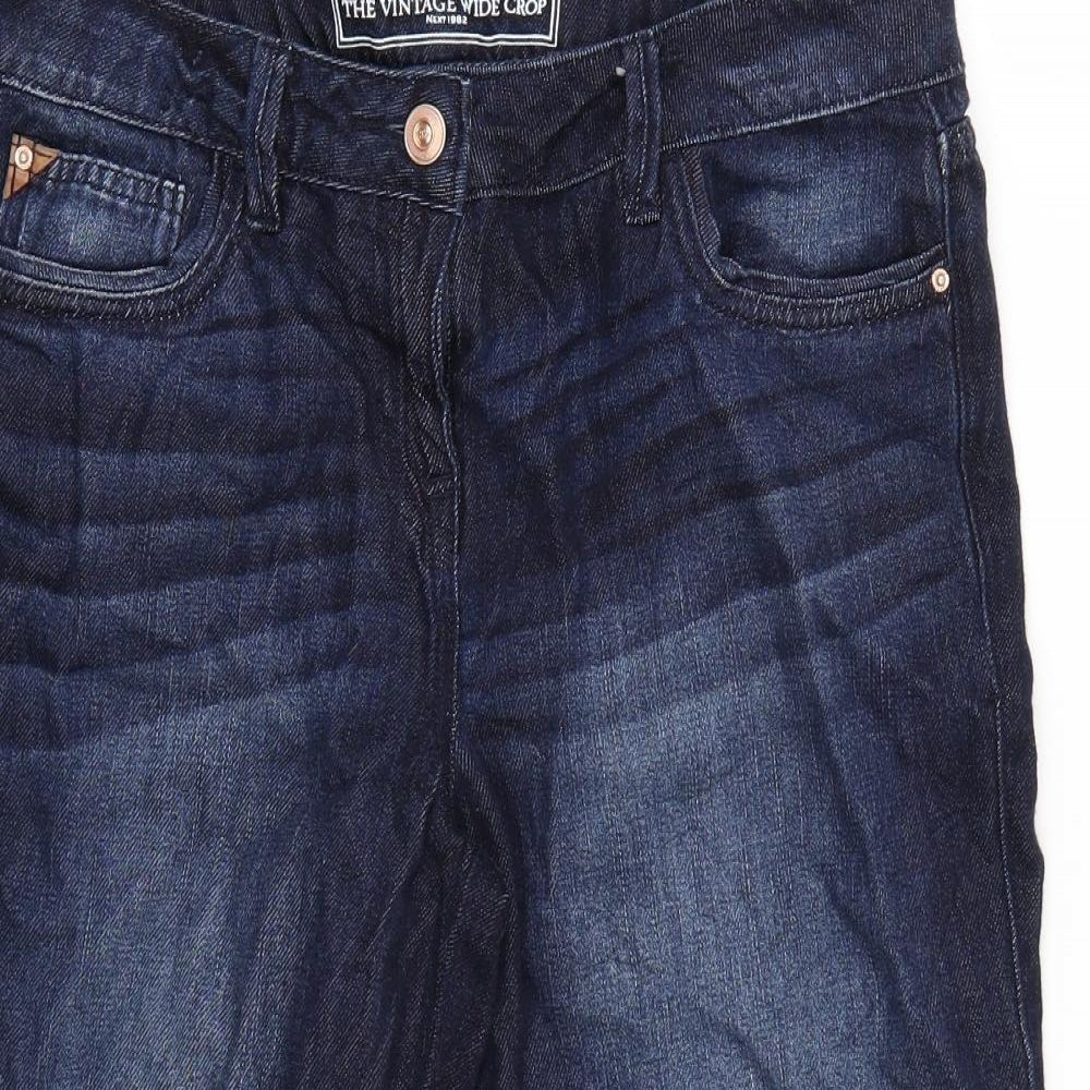 NEXT Womens Blue   Cropped Jeans Size 12 L21 in