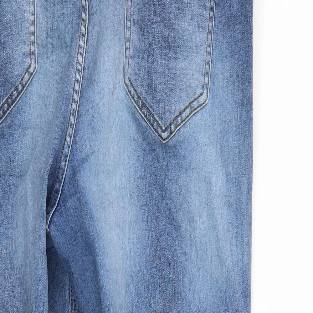 George Womens Blue   Straight Jeans Size 16 L28 in
