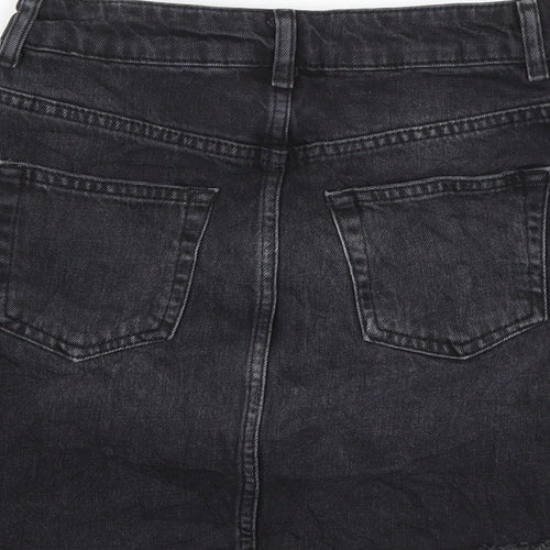 Topshop Womens Black   A-Line Skirt Size 6