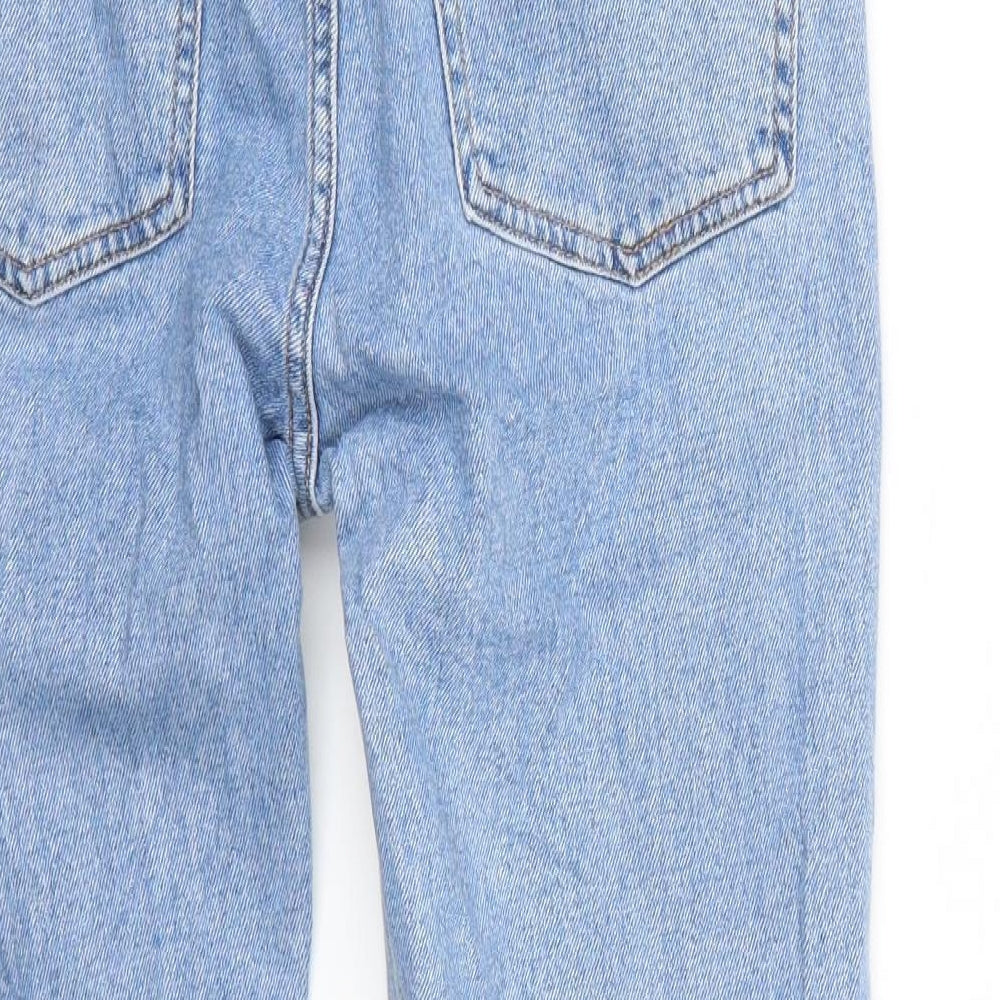 Denim & Co. Womens Blue   Cropped Jeans Size 10 L23 in
