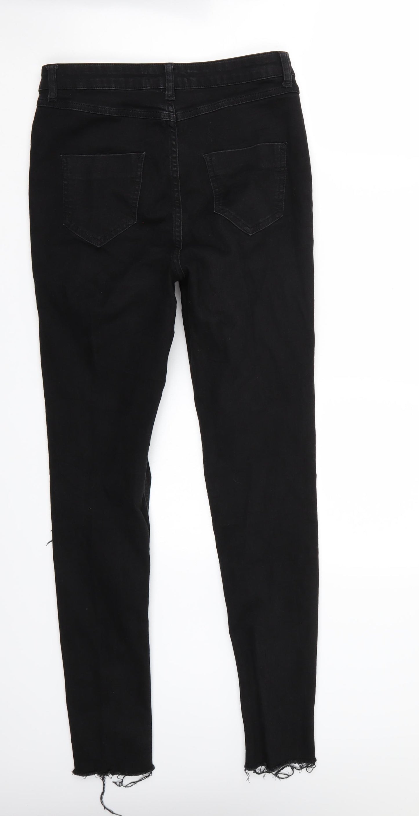 Missguided Womens Black   Skinny Jeans Size 10 L30 in