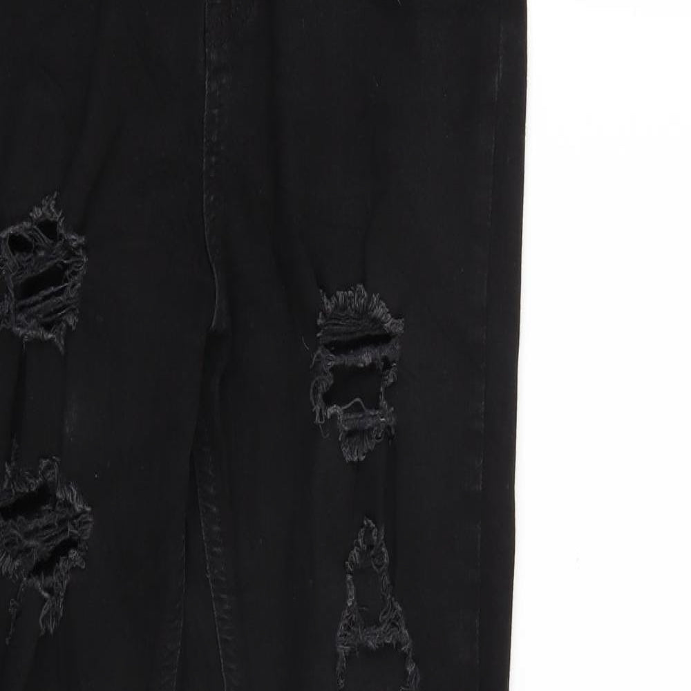 Missguided Womens Black   Skinny Jeans Size 10 L30 in