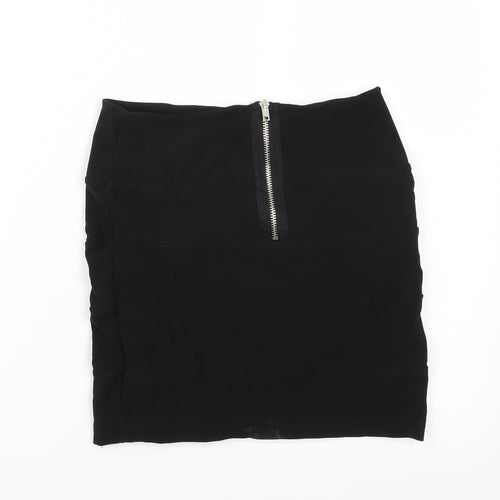 Quiz Womens Black   A-Line Skirt Size 10