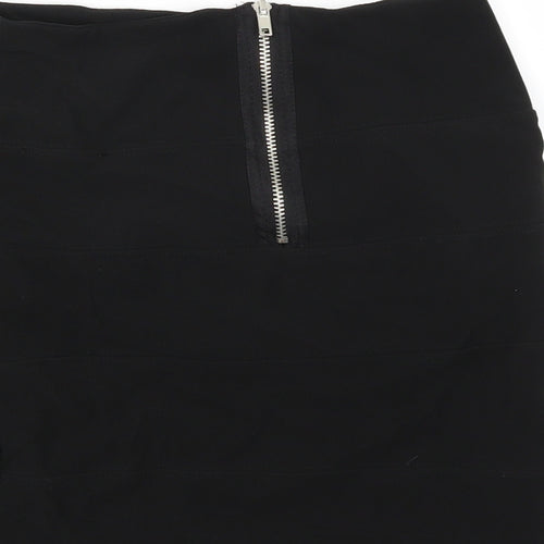 Quiz Womens Black   A-Line Skirt Size 10
