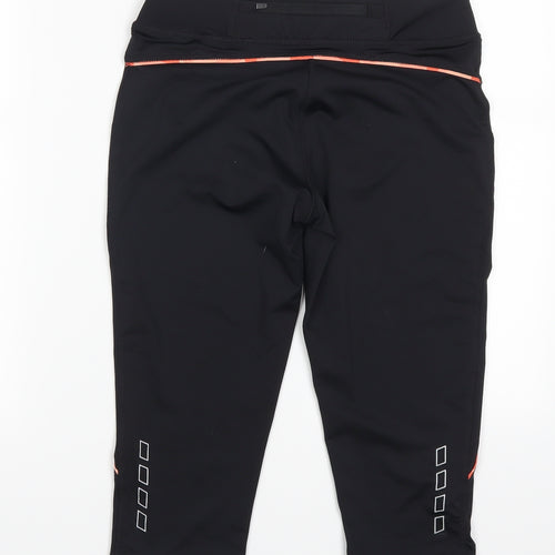 Crivit Womens Black   Cropped Leggings Size 10 L16 in