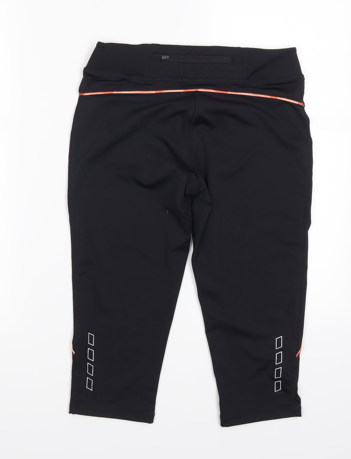 Crivit Womens Black   Cropped Leggings Size 10 L16 in