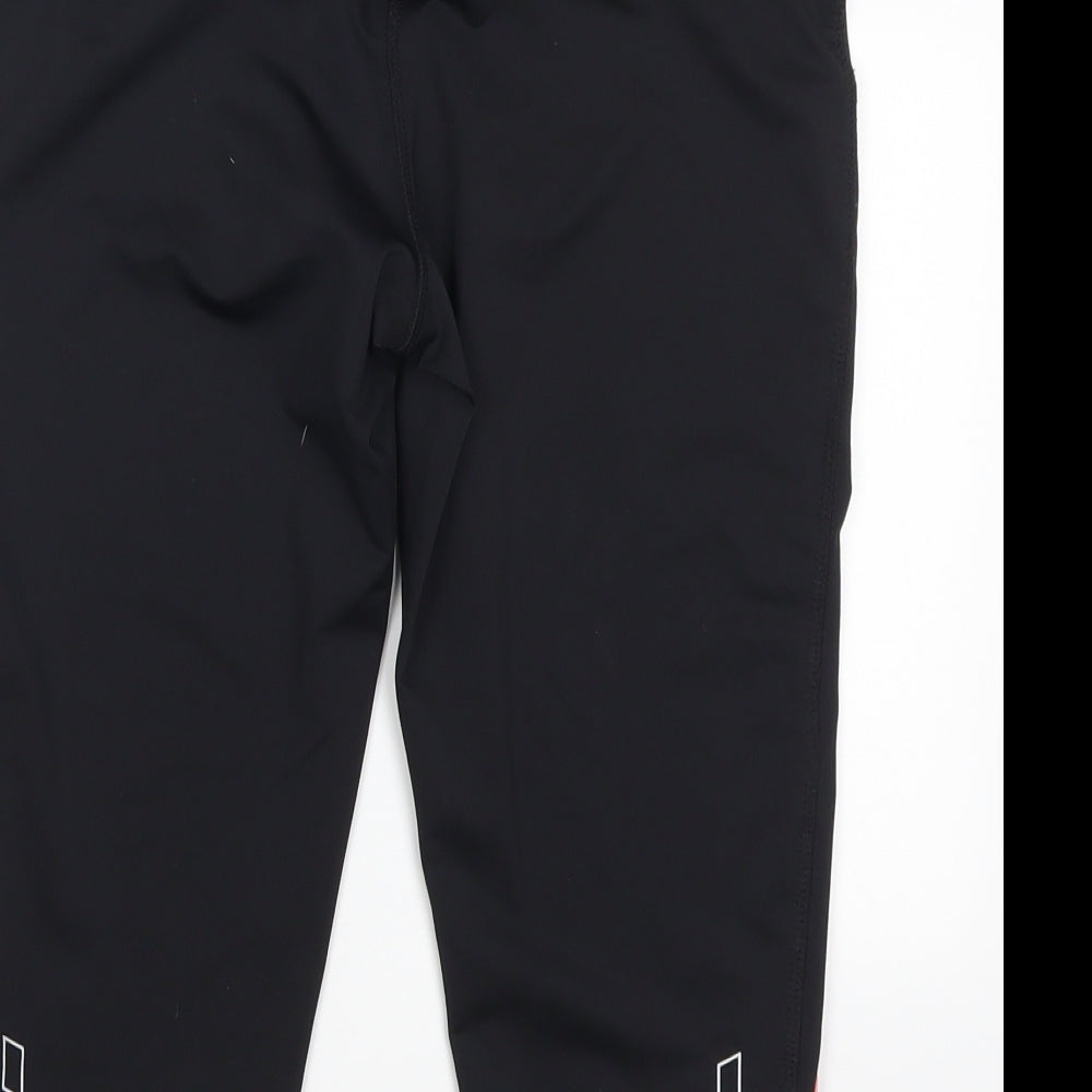 Crivit Womens Black   Cropped Leggings Size 10 L16 in