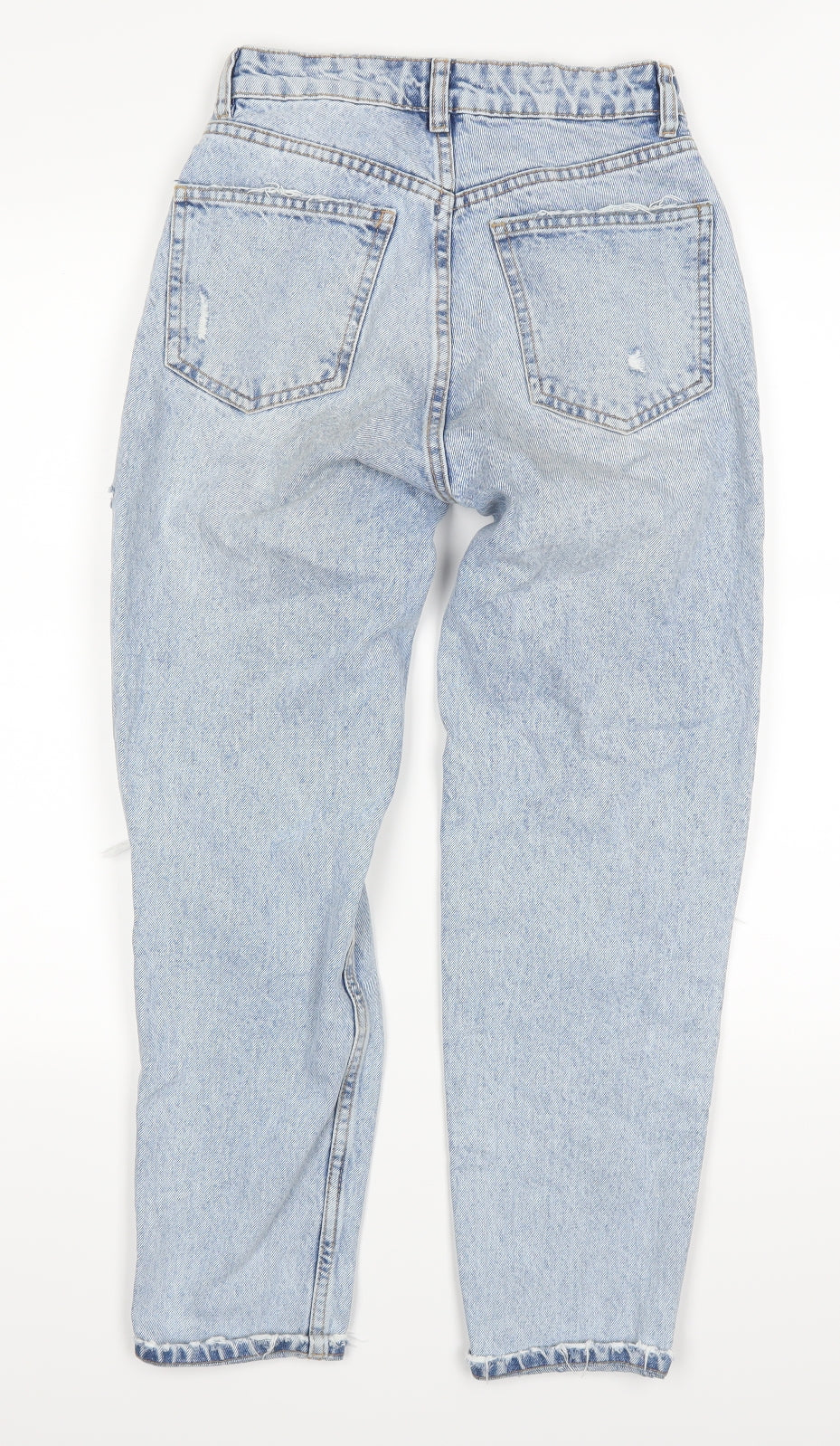 Zara Womens Blue  Denim Mom Jeans Size 6 L26 in