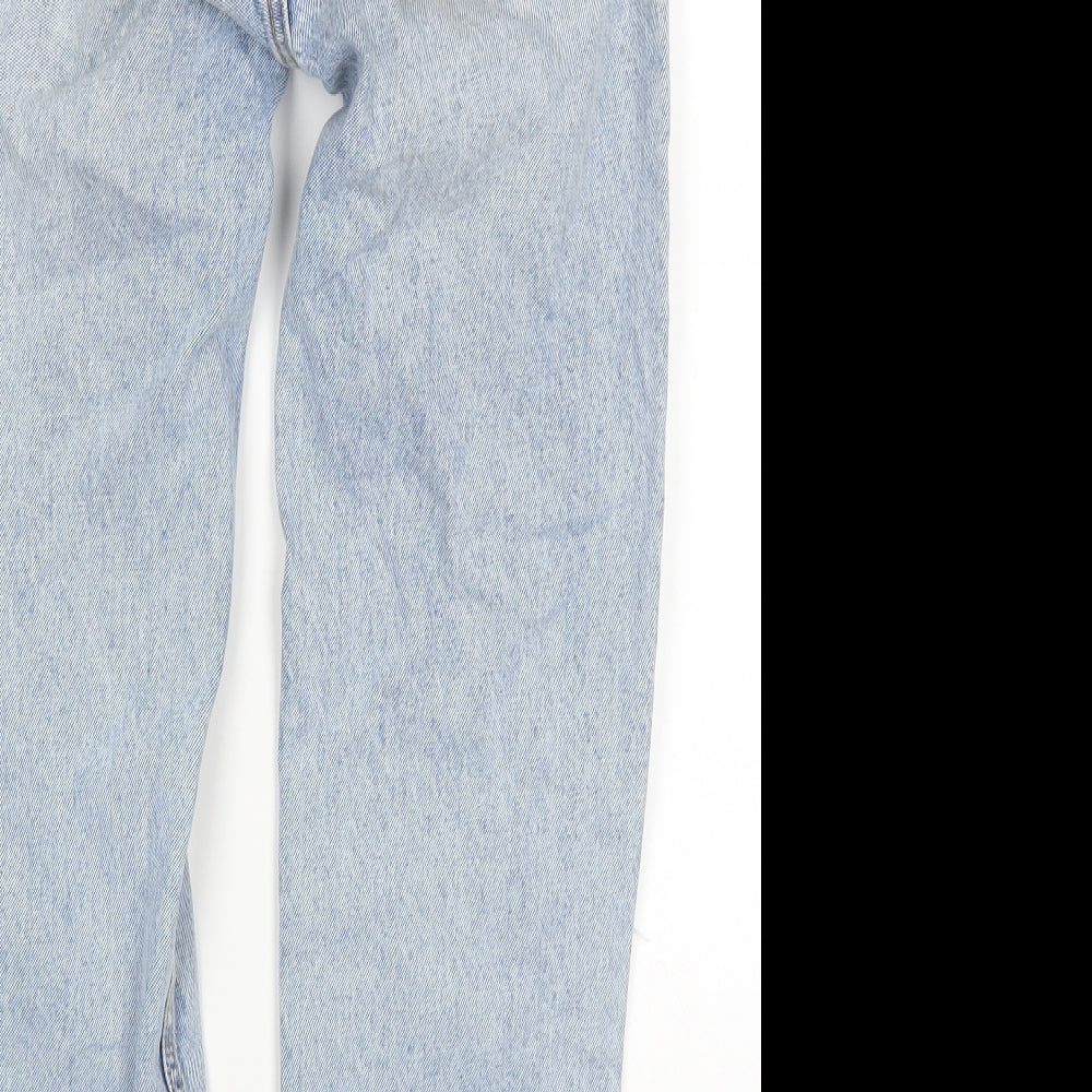 Zara Womens Blue  Denim Mom Jeans Size 6 L26 in