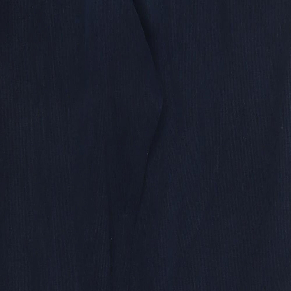 Marks and Spencer Mens Blue  Corduroy Trousers  Size 32 L31 in