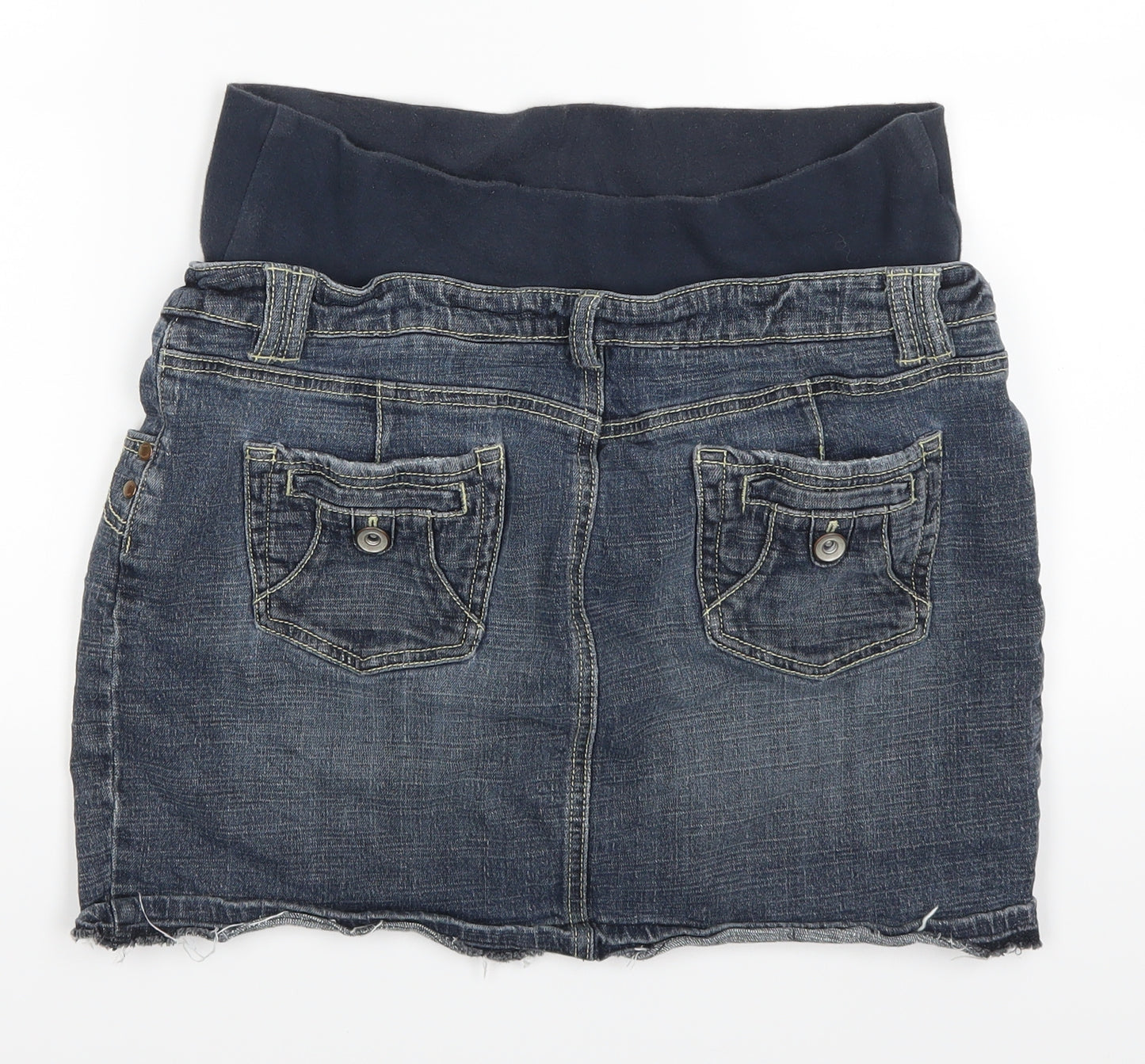 NEXT Womens Blue  Denim Mini Skirt Size 12