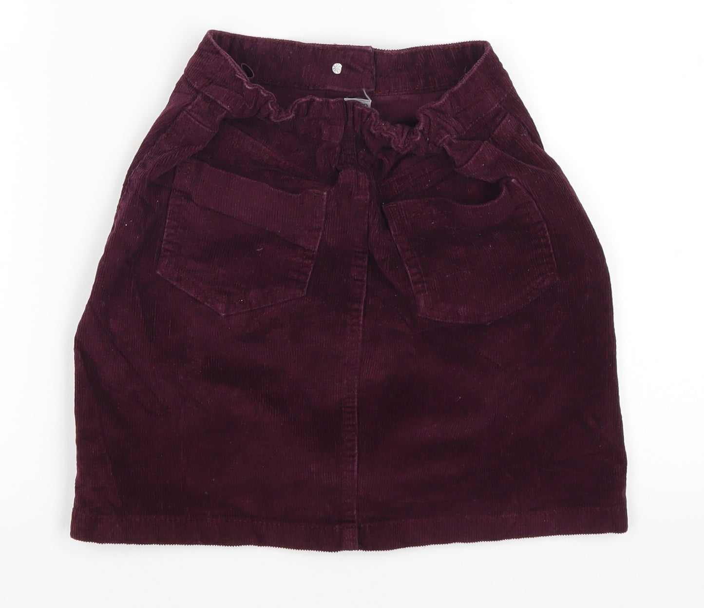 Georgge Girls Purple  Corduroy A-Line Skirt Size 10-11 Years