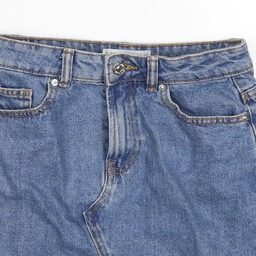 Denim Co Womens Blue  Denim A-Line Skirt Size 6