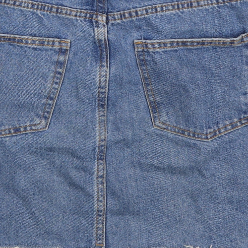 Denim Co Womens Blue  Denim A-Line Skirt Size 6