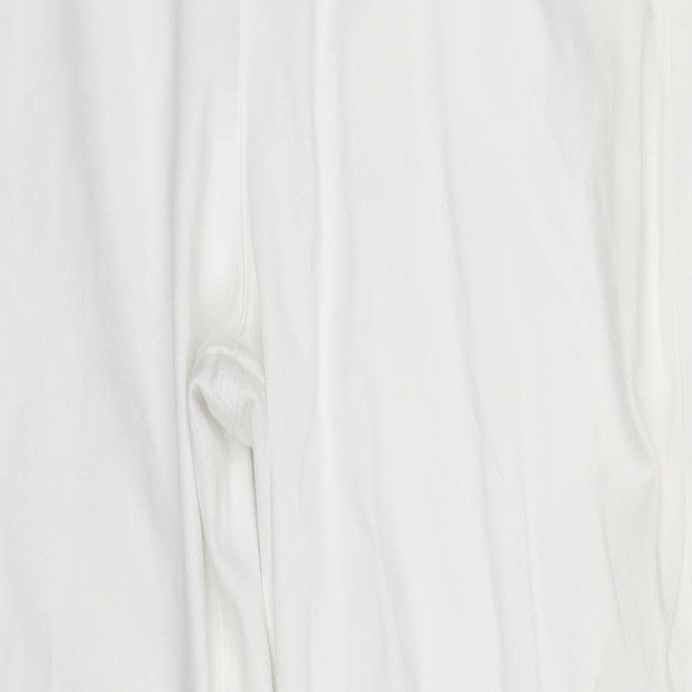 Per Una Womens White  Denim Straight Jeans Size 18 L29.5 in