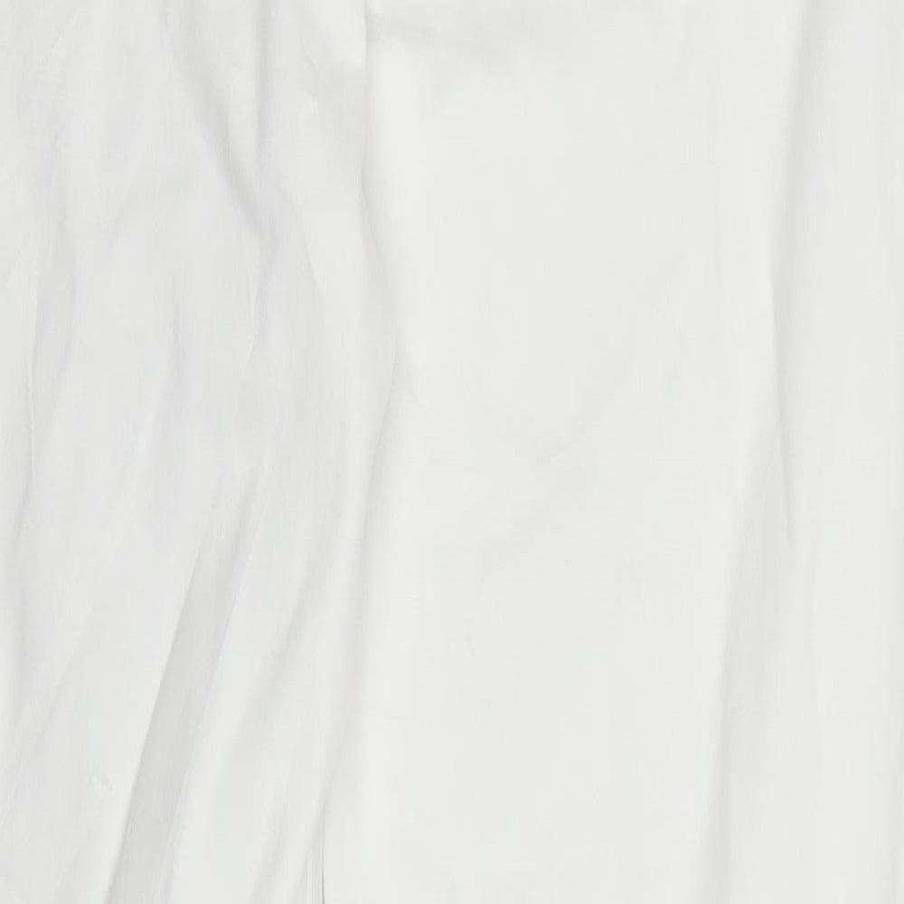 Per Una Womens White  Denim Straight Jeans Size 18 L29.5 in
